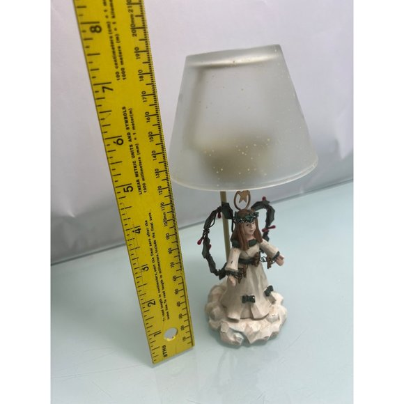 Angel Lamp Candle Holder Christmas Holiday Decor Display Decoration 7.5" Tall - Picture 2 of 8
